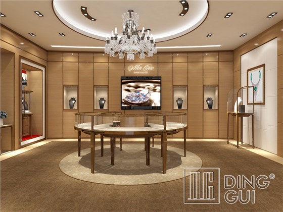 luxury Egypt jewelry showroom display