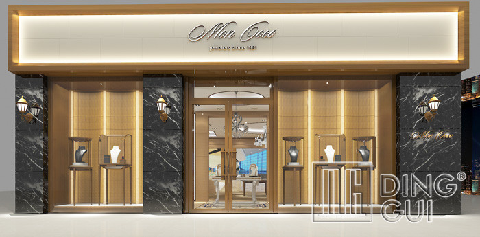 luxury Egypt jewelry showroom display