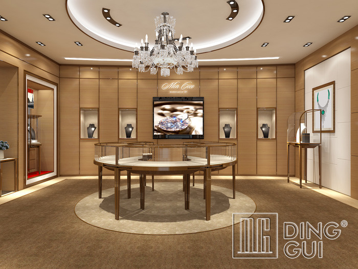 luxury Egypt jewelry showroom display