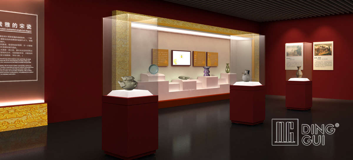 High End Museum Showcase Display Design