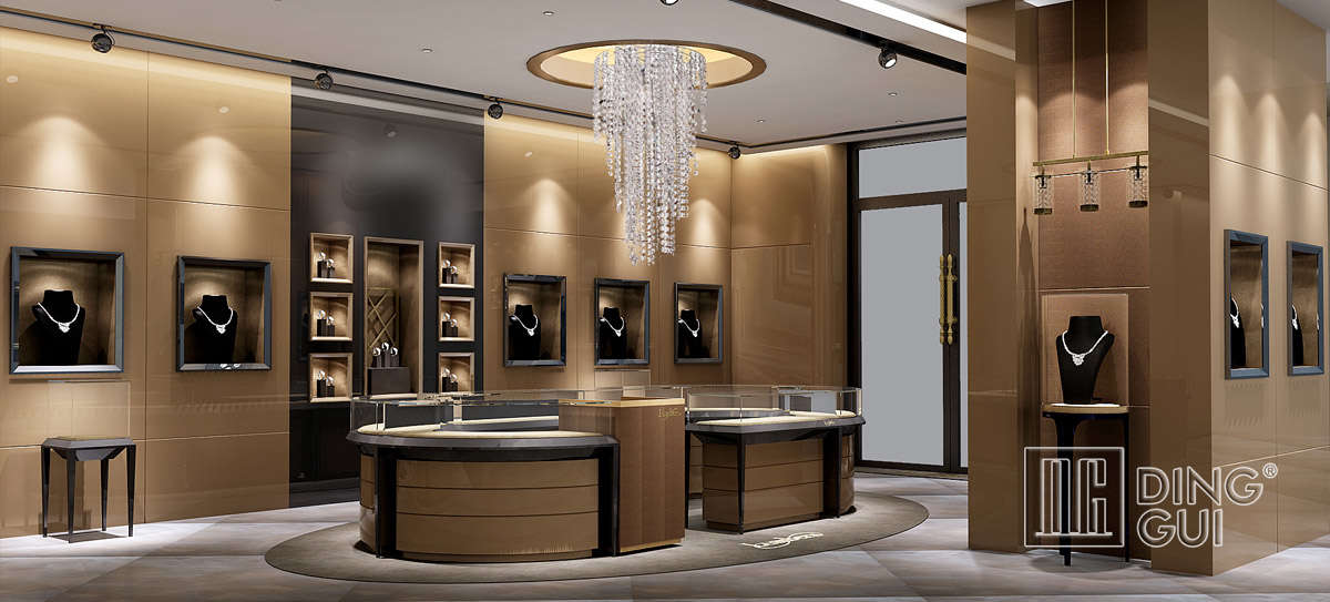 High End Luxury Jewelry Showroom Showcase Design