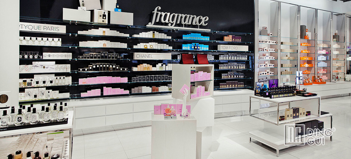 Luxury Cosmetic Store Display Showcase