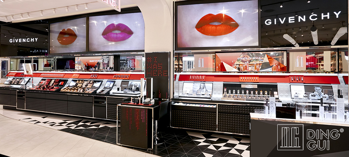 Luxury Cosmetic Store Display Showcase