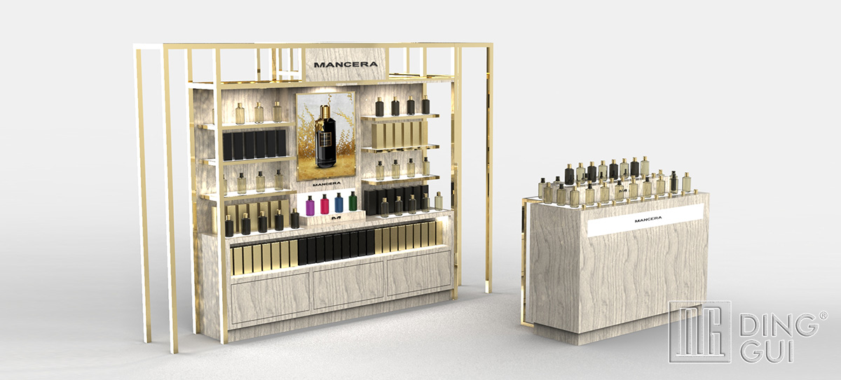 High End Perfume Shop Display Showcase