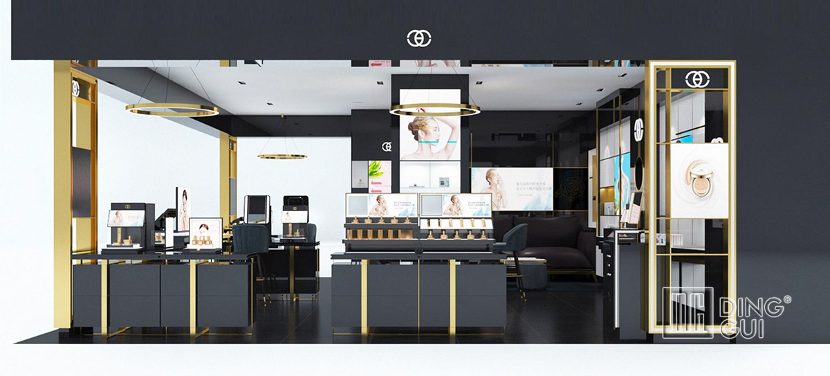 High End Luxury Cosmetic Store Display Showcases