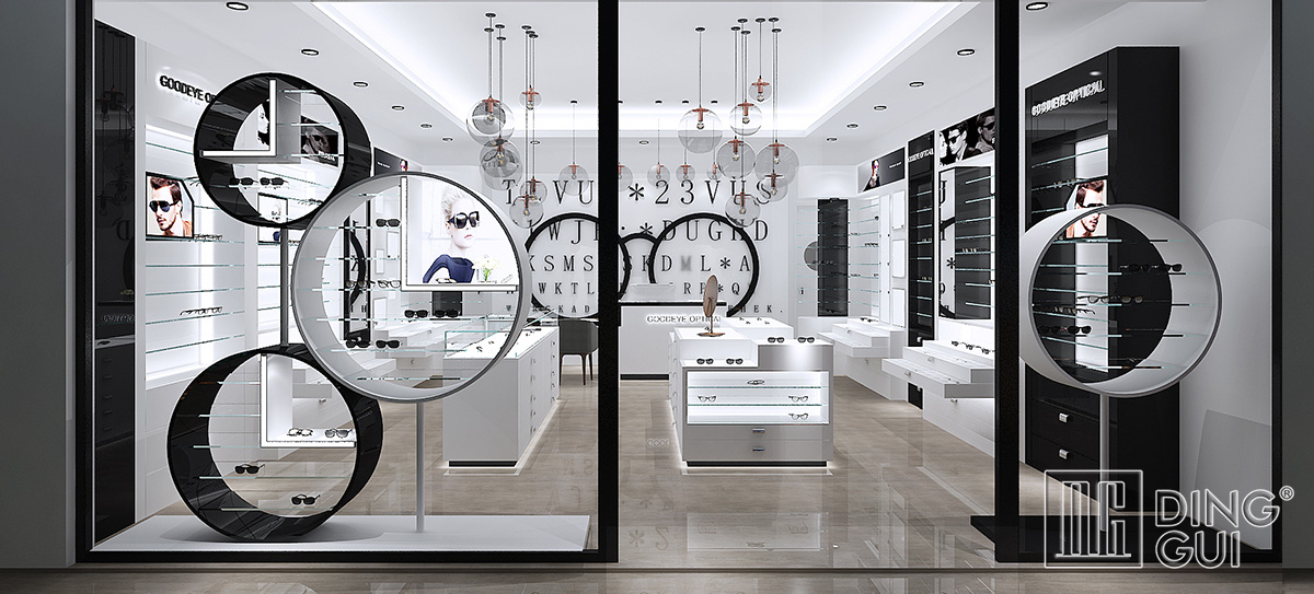 Luxury optical shop design