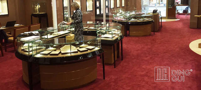 High End Luxury Jewelry Showroom Showcase Design