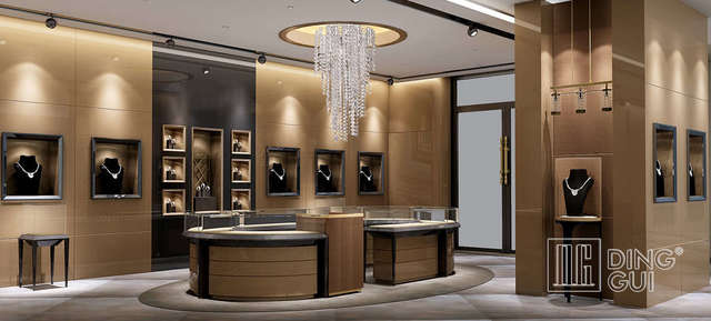 High End Luxury Jewelry Showroom Showcase Design