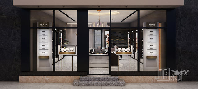 Luxury Sunglass Store Display Design