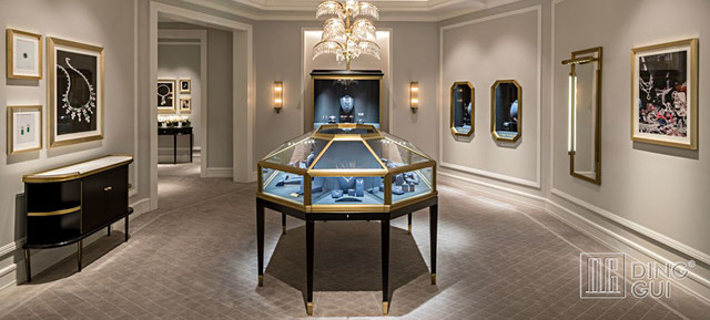 High End Luxury Jewelry Display Showcase