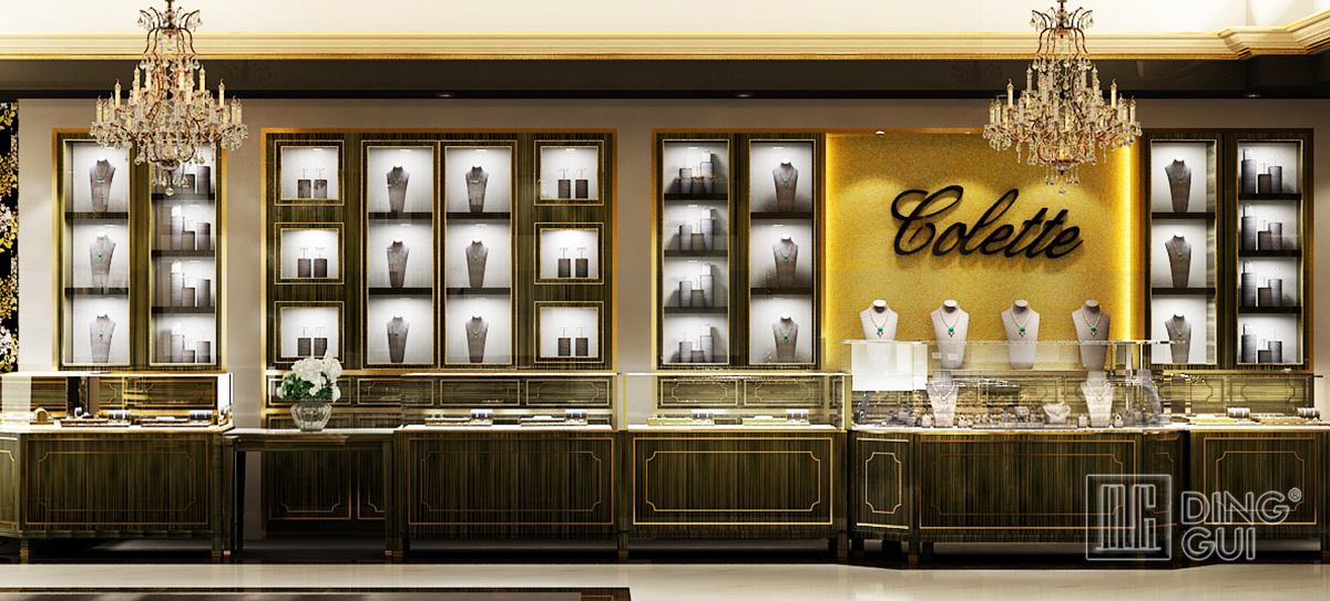 High End Luxury Jewelry Store Showcase