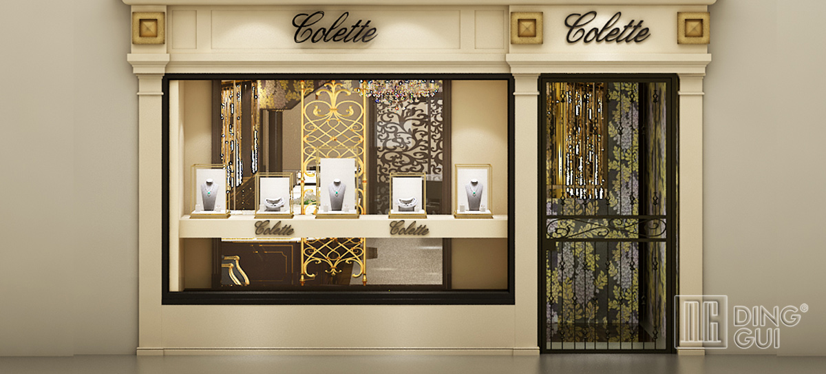 High End Luxury Jewelry Store Showcase