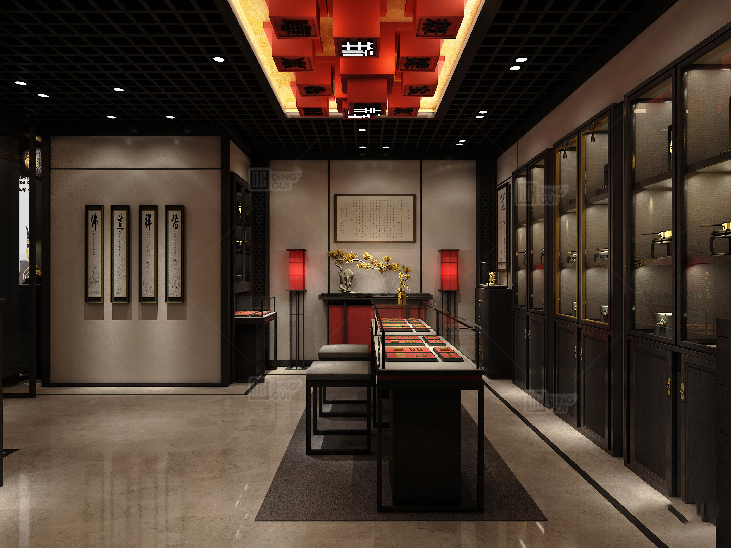 DG Showcase High-end jewelry store project