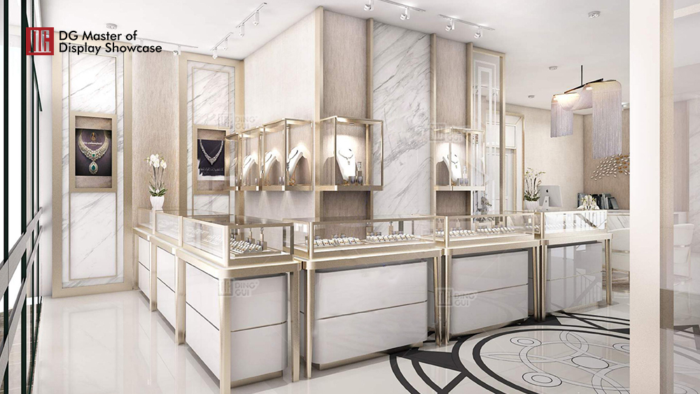 High-end luxury jewelry showroom in Myanmar